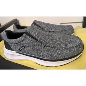 XPACS Men's Orthopedic Super Soft Loafers Cushioned Canvas Shoes Size 12